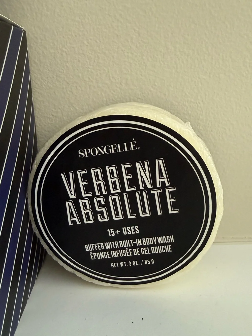 Spongelle Men's Buffer Trio Bergamot Cedar Verbena NEW IN BOX